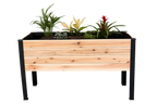 Raised Cedar Planter Box 48x19x28 | CORE