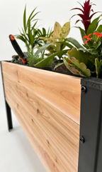 Raised Cedar Planter Box 48x19x28 | CORE