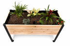 Raised Cedar Planter Box 48x19x28 | PRIME