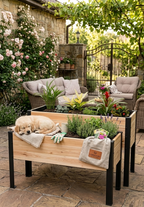 Raised Cedar Planter Box 48x19x28 | CORE