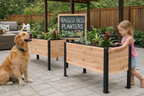 Raised Cedar Planter Box 48x19x28 | PRIME
