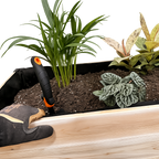 Raised Cedar Planter Box 48x19x28 | CORE