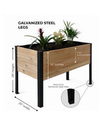 Raised Cedar Planter Box 48x19x28 | PRIME