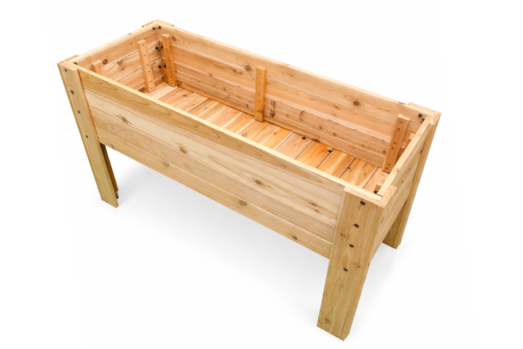 Raised Cedar Planter Box 48x20x30 | ORIGIN